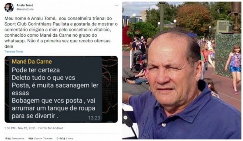 Após colega falar para conselheira 
