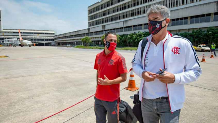 Confira os bastidores do Flamengo no Uruguai