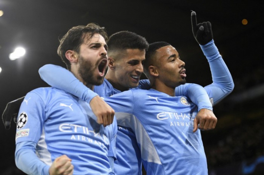 Manchester City x PSG - Jesus, Bernardo Silva e Rodri
