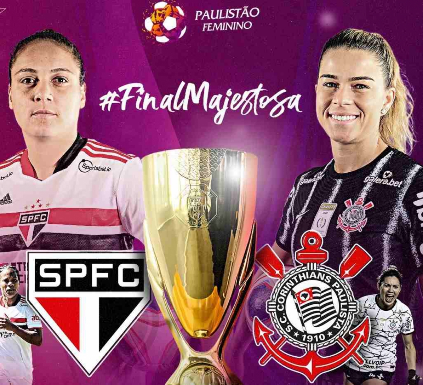 Neste sábado (04), Corinthians inicia decisão do Campeonato Paulista contra o São Paulo