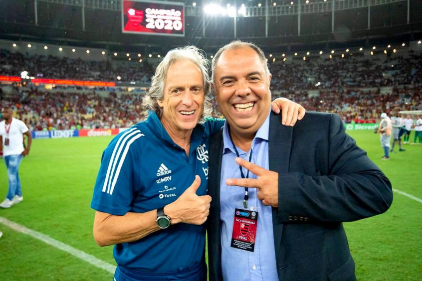 Jorge Jesus está chateado com dirigentes do Flamengo