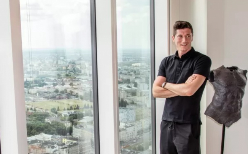 Lewandowski em casa
