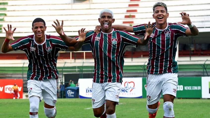 JK, Matheus Martins e Jhonny - Fluminense sub-20
