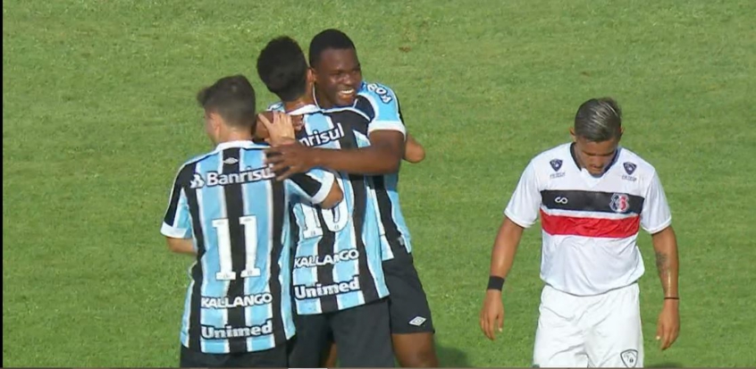 Qual o resultado do Grêmio na Copinha hoje?