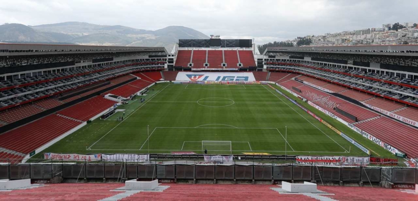 Estádio Rodrigo Paz Delgado, o Casa Blanca, casa da LDU, em Quito, no Equador