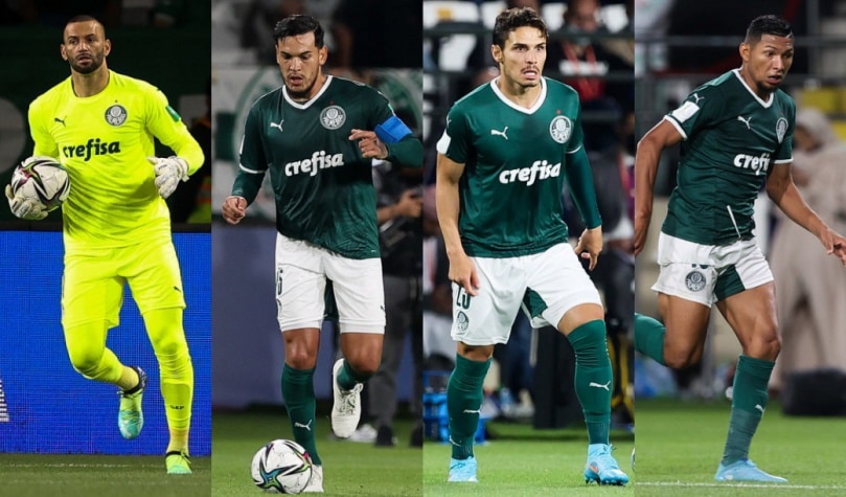 Quarteto foi titular em todas as finais com Abel Ferreira