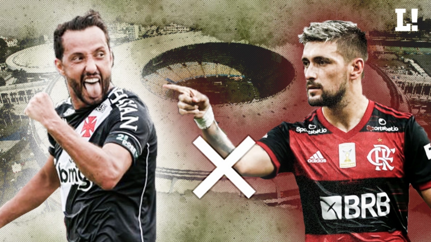 Com números próximos, Nene e Arrascaeta querem comandar Vasco e Flamengo rumo às finais do Carioca