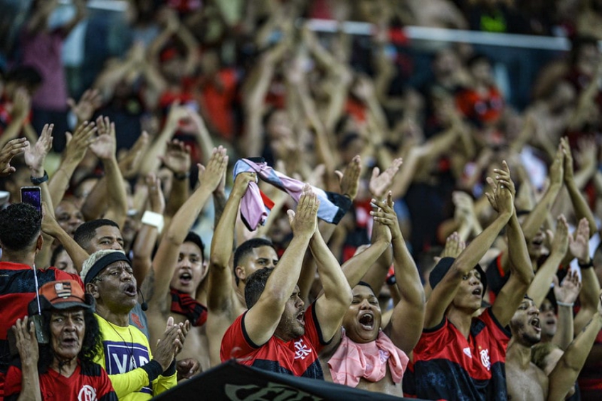 Flamengo - torcida no Maracanã