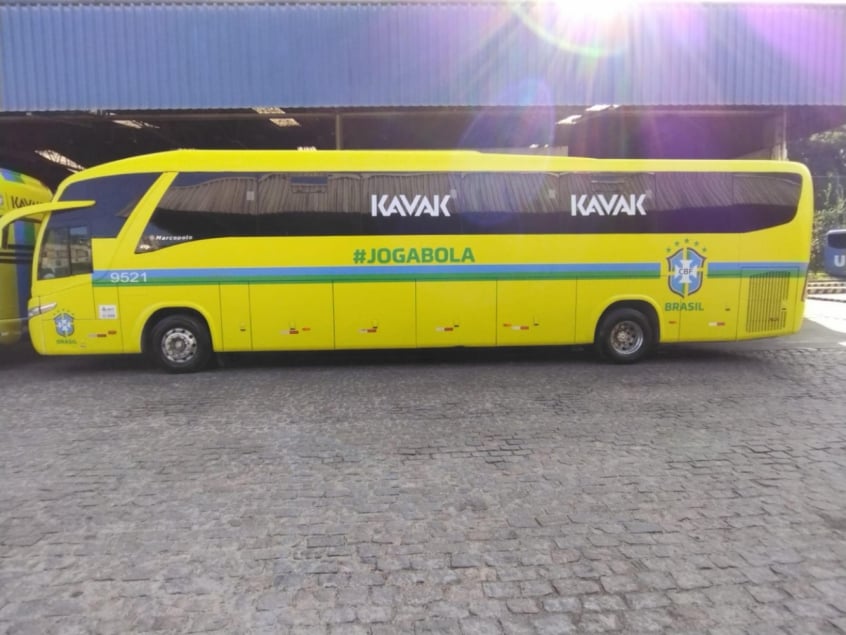 Ônibus da Seleção Brasileira