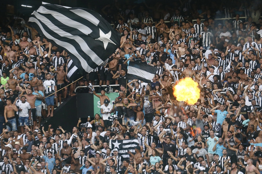 Botafogo x Corinthians - torcida do Botafogo