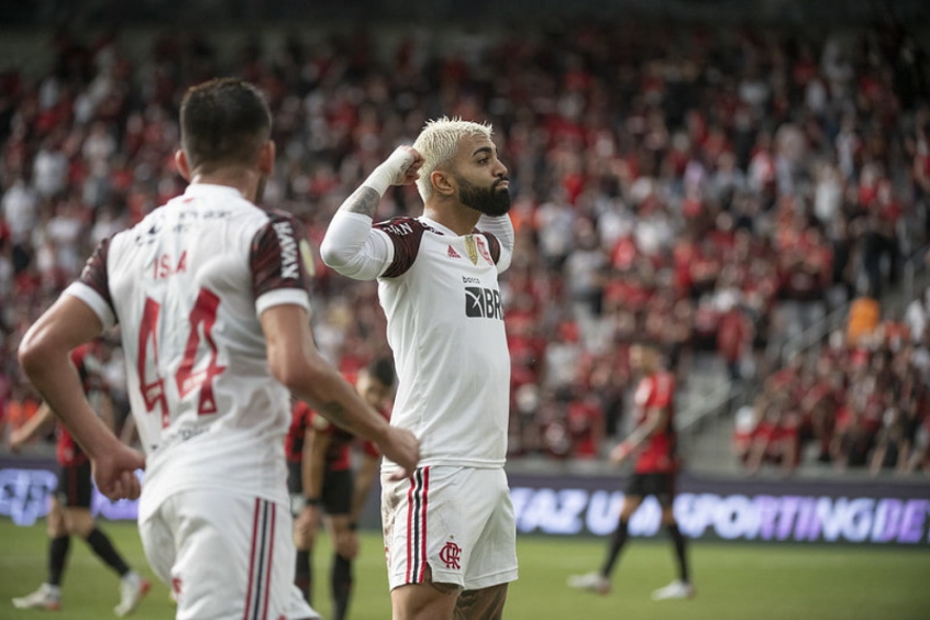Gabigol confortável na Arena da Baixada é trunfo do Flamengo contra o Athletico