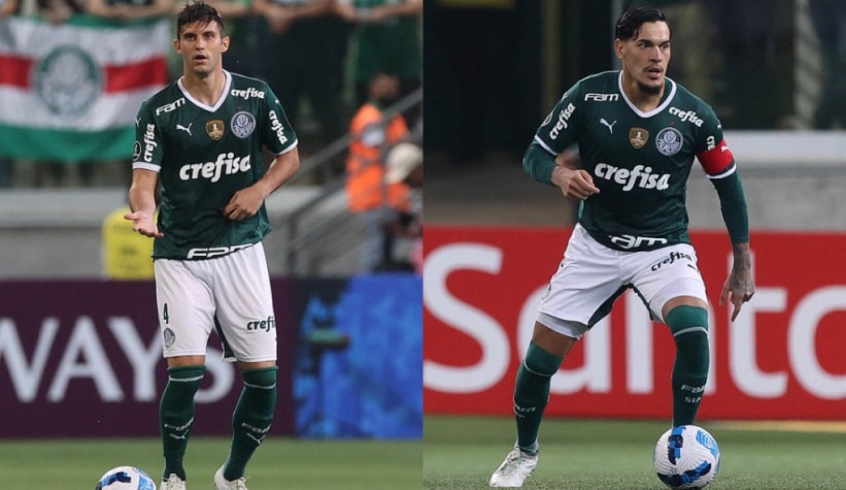 Montagem - Kuscevic e Gustavo Gómez - Palmeiras