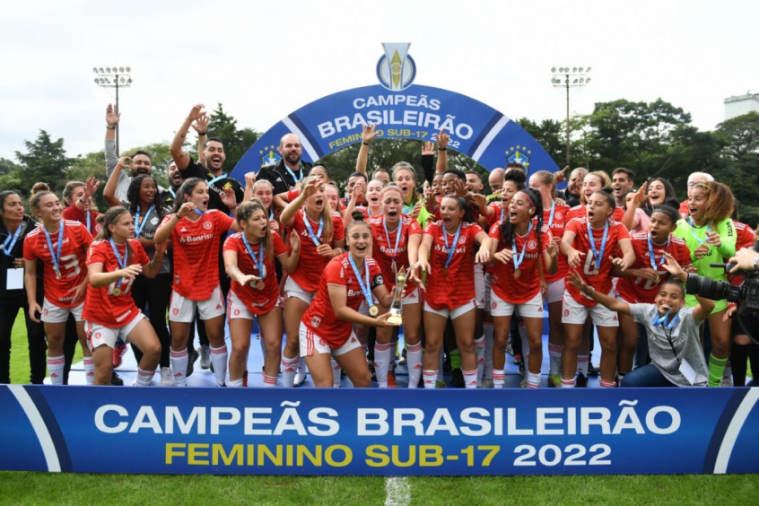 Internacional campeão do Brasileirão Feminino Sub-17