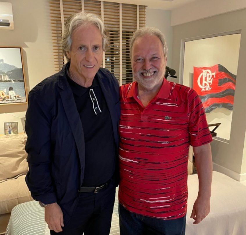 Jorge Jesus e Renato Maurício Prado