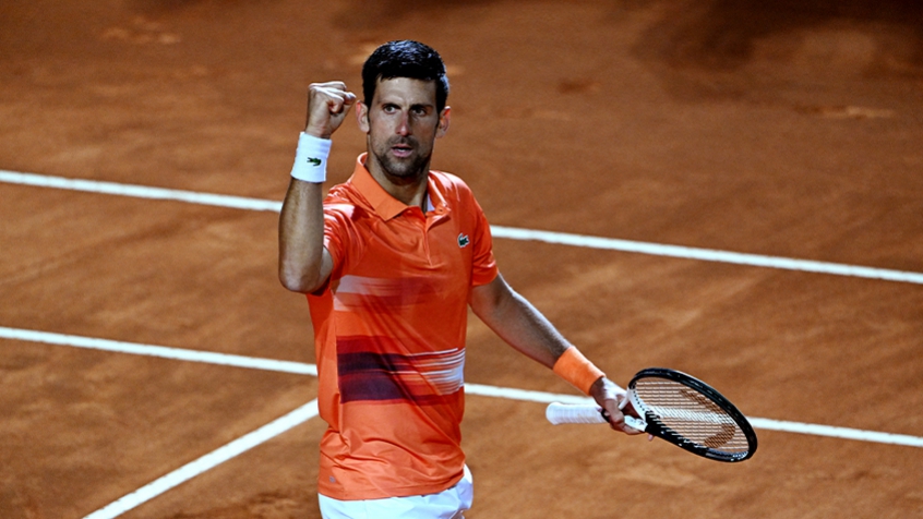 Novak Djokovic no ATP Roma