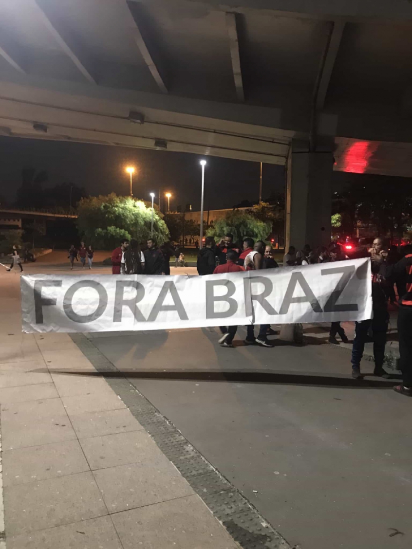 Faixa - Torcida do Flamengo Marcos Braz