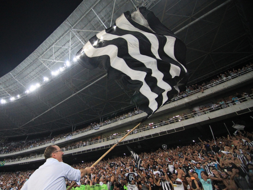 Botafogo - torcida e Textor