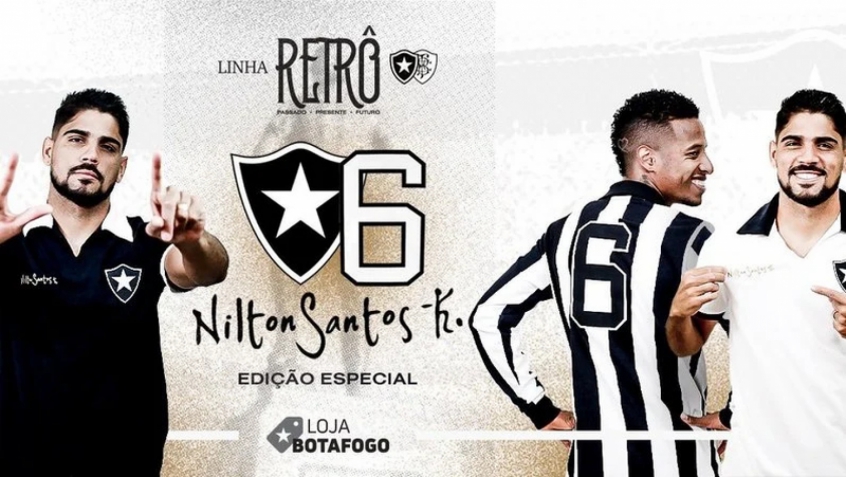 Botafogo - Camisas para Nilton Santos