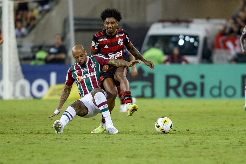 Fluminense x Flamengo - Felipe Melo e Vitinho