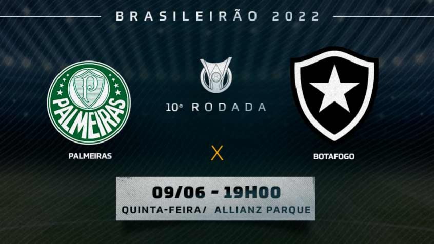 Confira todas as informações de Palmeiras x Botafogo