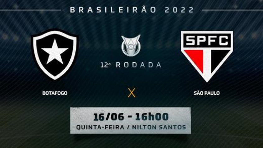 Botafogo x São Paulo - Brasileirão 2022