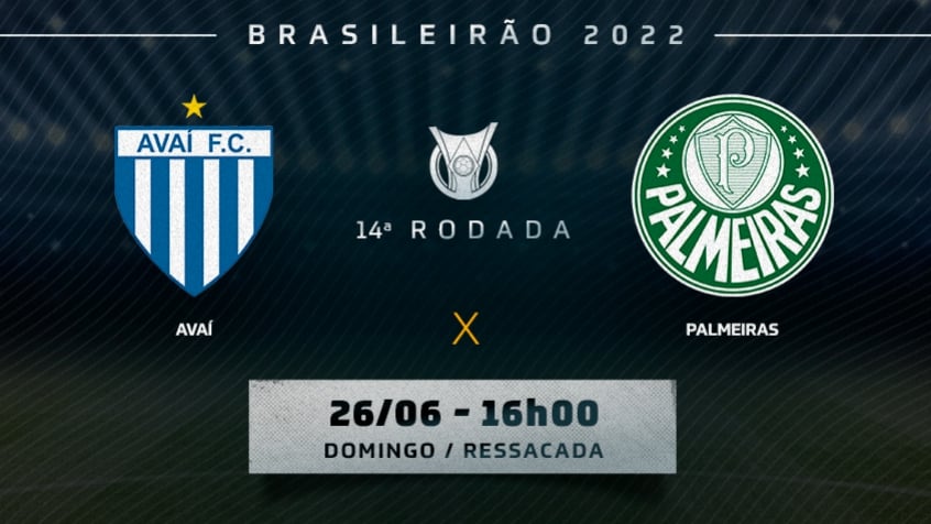 Confira todas as informações de Avaí x Palmeiras - Palmeiras