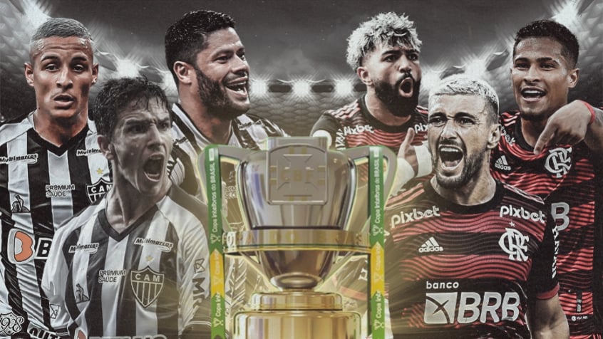 Copa do Brasil: Atlético-MG e Flamengo repetem duelos que já foram finais antecipadas