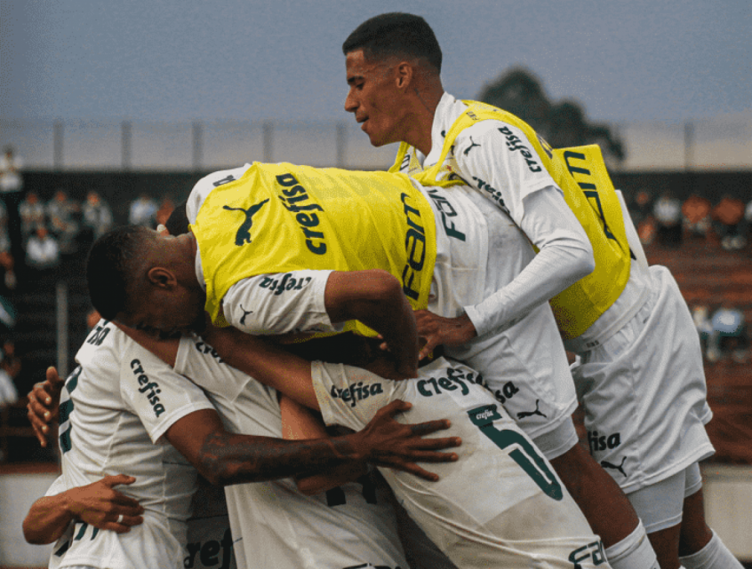 Palmeiras completa 9 jogos de invencibilidade no sub-20 com goleada