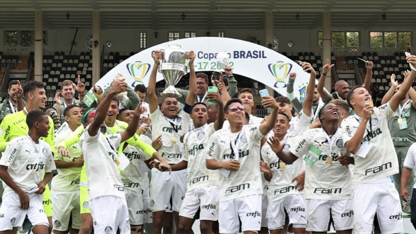 De virada, Palmeiras vence Atlético-MG na ida das quartas de final do Brasileirão sub-17