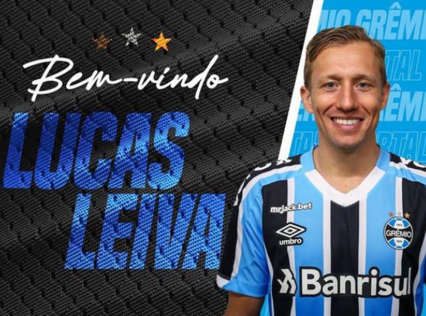Lucas Leiva se diz emocionado ao retornar ao Grêmio após 15 anos