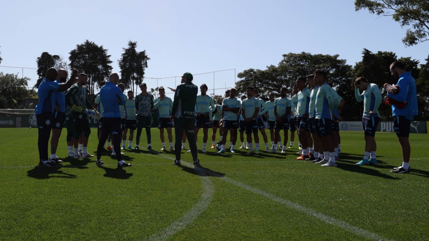 Tudo pronto: sem Veron, Palmeiras finaliza os últimos ajustes para a partida