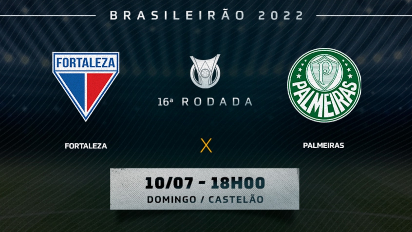 Confira todas as informações de Fortaleza x Palmeiras