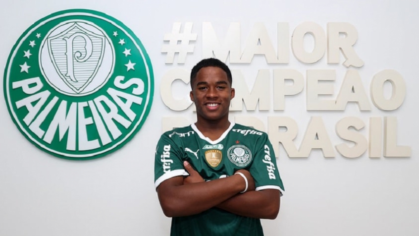Endrick tem gerenciamento profissional de imagem em seu staff