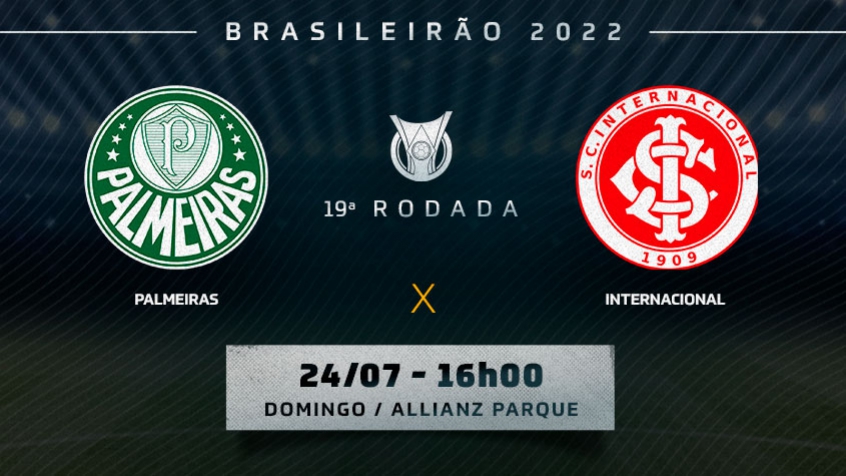 Guia da Partida: Confira todas as informações de Palmeiras x Internacional