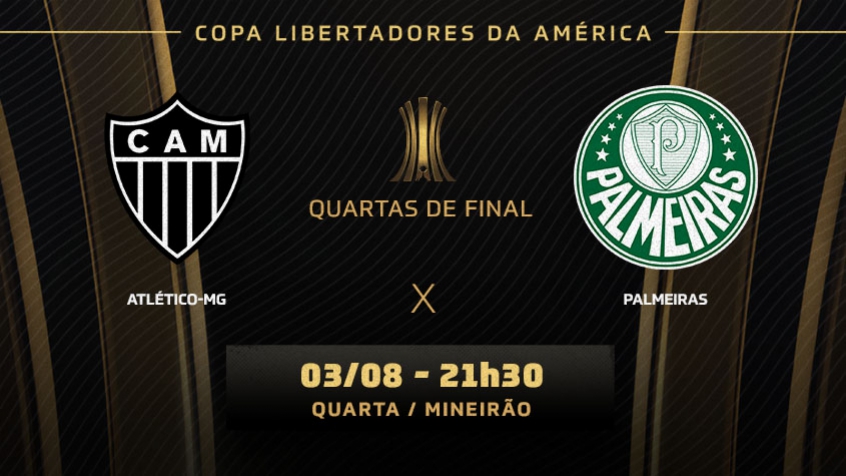 Palmeiras x Atlético-MG ao vivo e online, onde assistir, que horas é,  escalação e mais das oitavas de final da Copa Libertadores