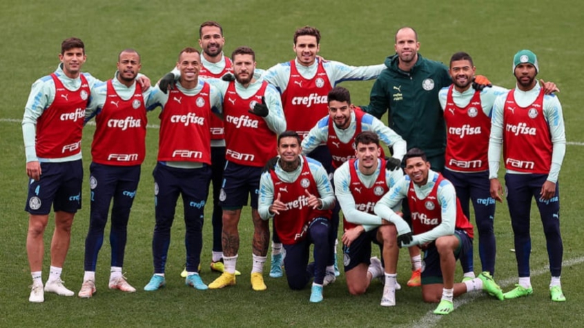 Com elenco completo, Palmeiras faz os últimos ajustes para a 
