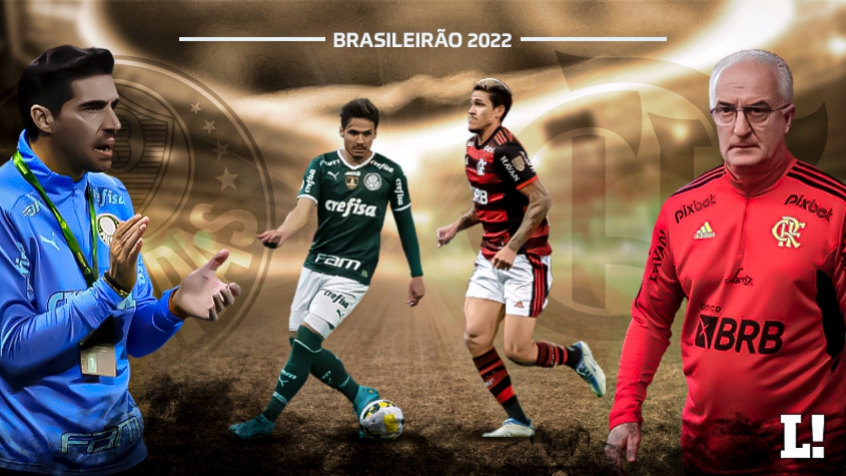 Abel Ferreira e Dorival Júnior comandam os ataques de mais de 100 gols de Palmeiras e Flamengo