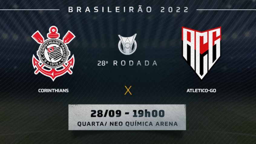 Corinthians x Atlético-GO: veja onde assistir, escalações, desfalques e arbitragem