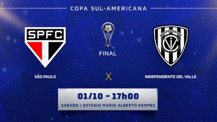 São Paulo x Independiente Del Valle: onde assistir, prováveis times,  desfalques na final da Sul-Americana | LANCE!