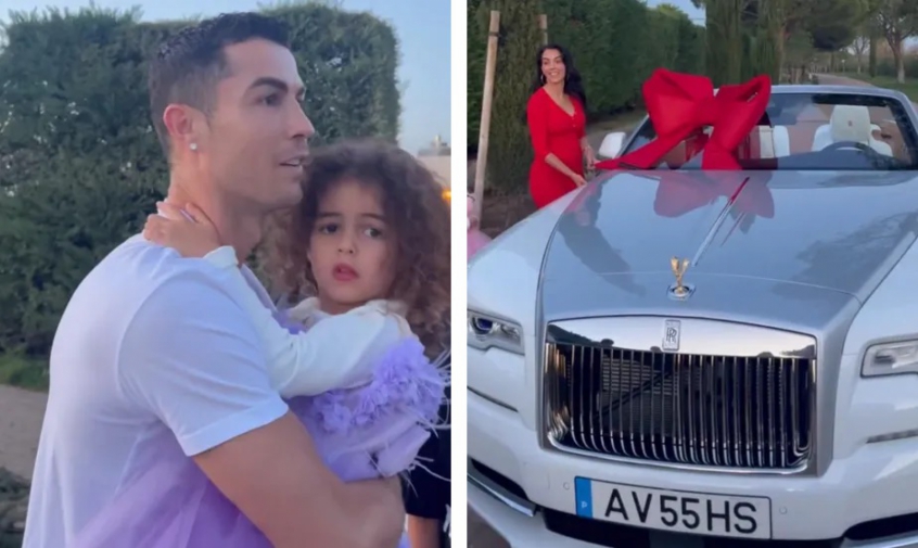 Cristiano Ronaldo recebe carro milionário de presente de Natal da mulher, Georgina Rodríguez | LANCE! Cristiano Ronaldo recebe carro milionário de presente de Natal da mulher, Georgina Rodríguez | LANCE!
