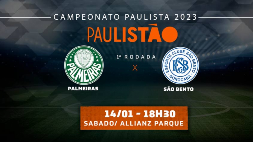 Palmeiras x São Bento: onde assistir, prováveis escalações e desfalques da partida do Campeonato Paulista
