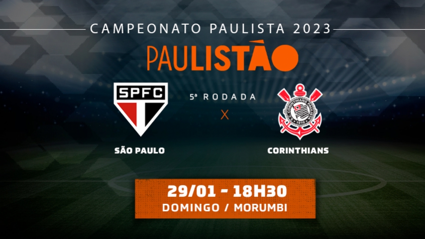 São Paulo x Corinthians: onde assistir, escalações e desfalques do clássico pelo Paulistão