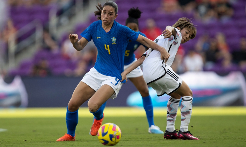 Marta muda o jogo e Brasil vence o Jap&Atilde;&pound;o na estreia da SheBelieves Cup |  LANCE!