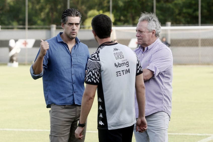 Paulo Bracks, Barbieri e Abel Braga - Vasco