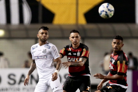 Santos x Flamengo (Foto: Ale Cabral/Lancepress!)