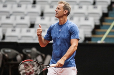 Daniel Orsanic em clínica no Brasil Open 2018