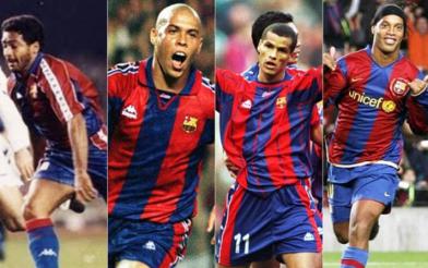 Brasileiros artilheiros do Barça