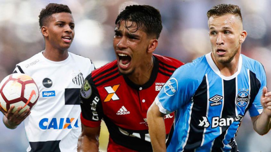 Montagem Paquetá, Rodrygo e Arthur