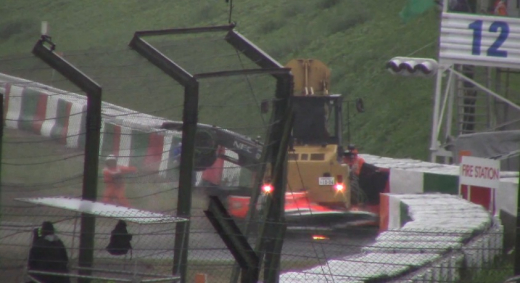 Jules Bianchi trator