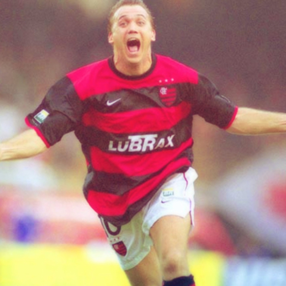 Mariusz Piekarski atuando pelo Flamengo (entre 1997 e 1998)
